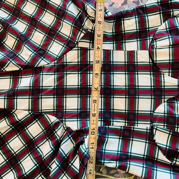 Elegant Plaid A-line Dress for Women Square Neck Backless Long Sleeves Slim Dres - Picture 8 of 15